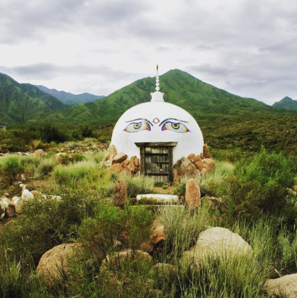 Stupa La Crucesita, Mendoza, Argentina.