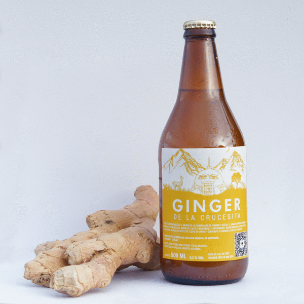 Ginger de agua de veritnete natural de la cordillera de Los Andes, Mendoza, Argentina.